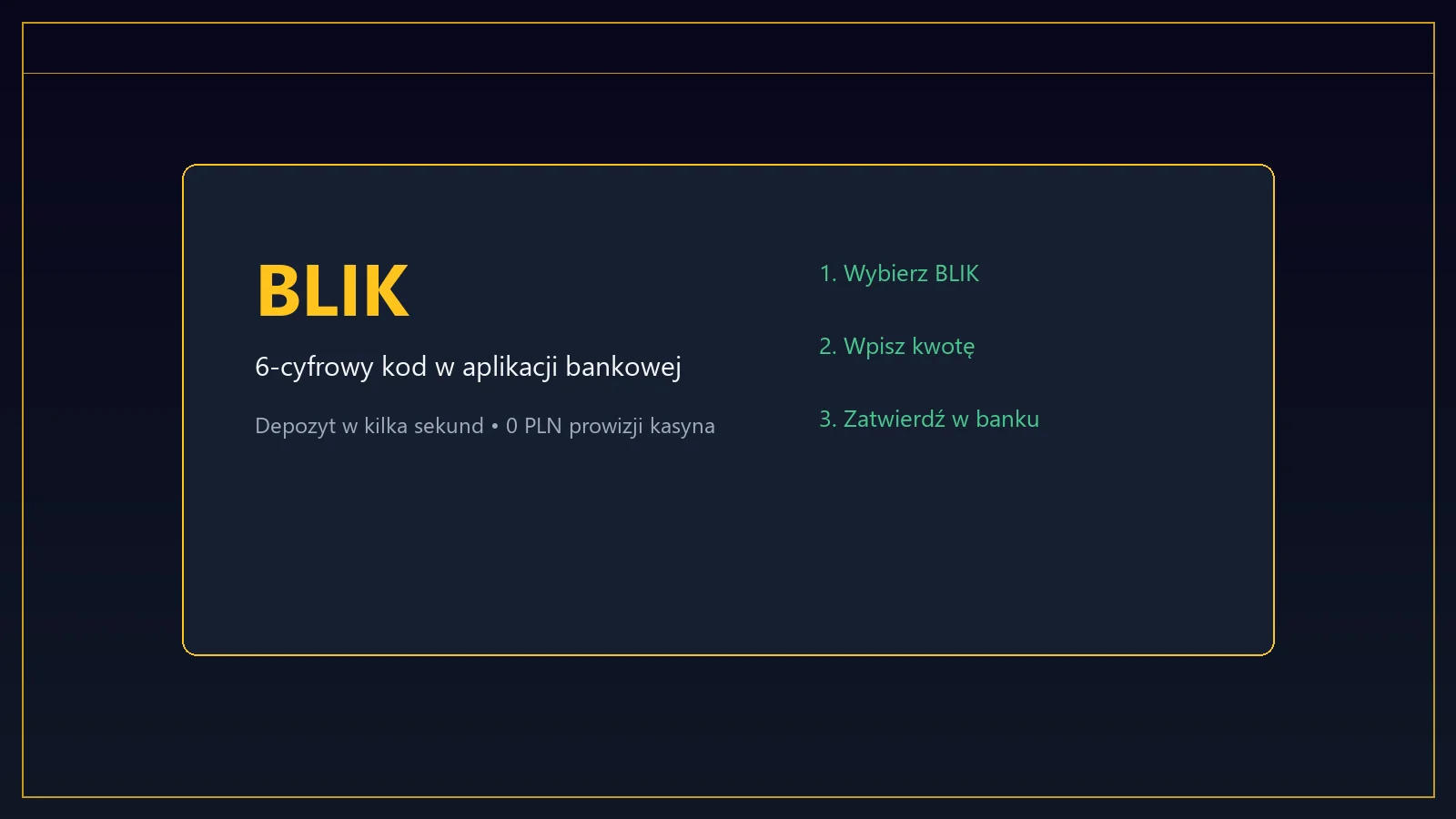 Lemon Casino BLIK wpłaty mobilne